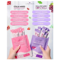 Load image into Gallery viewer, 24 Mixed Pomegranate extract + 24 Zinc Mixed Gotu Kola Nourishing Skin Freshness