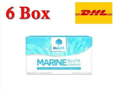 6X MANA MARINE Gluta Skin Nourishing Whitening Reduce Acne Freckles Dark Spots