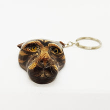 Load image into Gallery viewer, TIGER v1 Keyring Water Buffalo&#39;s Horn Carve Figurine Keychain Lucky Talisman art