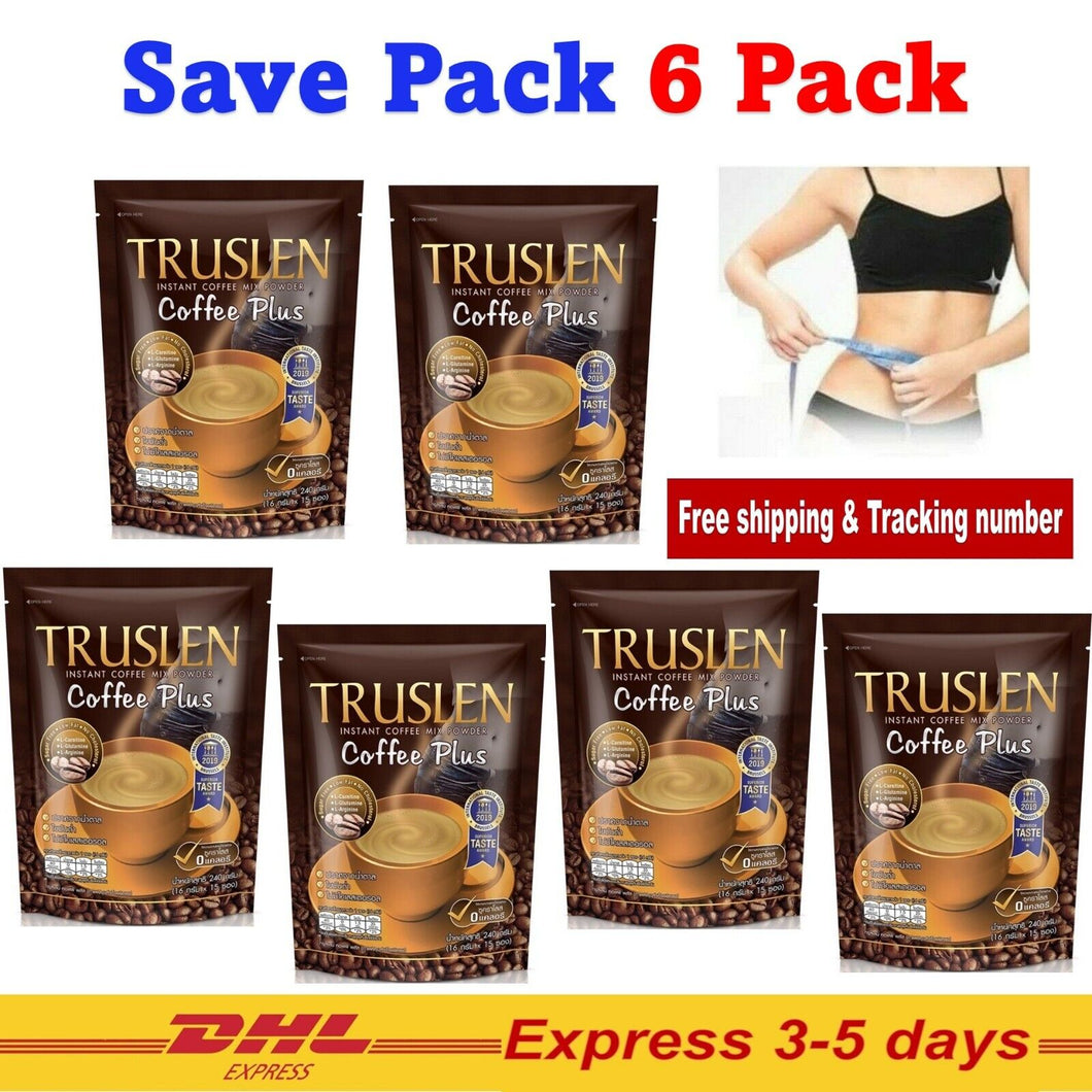 6X Truslen Coffee Plus Instant Coffee Powder Lose Weight Break Down Fat No sugar
