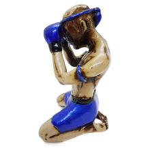 Load image into Gallery viewer, Vintage Resin Paint Statue Muay Thai Gift Boxing Figure Sculpture Decor Souvenir