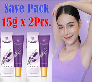 2x Thannisa Clear Armpit Elbow Smooth Radiance Soft Aura Skin 15g