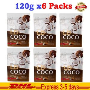 6x LD COCO Coconut MCT Oil Powder Cold Pressed Burn Fat Weight Control 120g