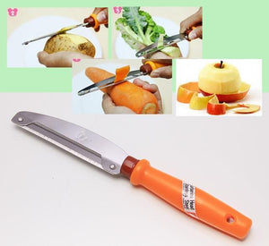 Thai Tools Kitchen Peel Vegetable & Fruit ver.1 Scraper Shredder Hand Hold Easy