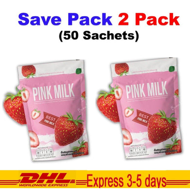 2x Nine Pink Milk Instant Powder Slimming Detox Control Hunger Help Excretion