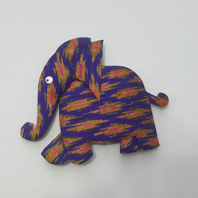 Mini Elephent Pattern Fabric Ver.5 Magnet Mini Design Collectibles Easter Cools