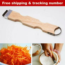Load image into Gallery viewer, Coconut Grater Scraper Thai Kitchen Tool Kitchenware Shredder Oil Wooden Wood