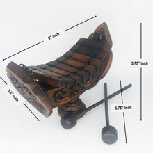 Load image into Gallery viewer, Xylophone Teak Wooden Musical Instruments Traditional Thai wood 8 Bar 23cm 8 Bar