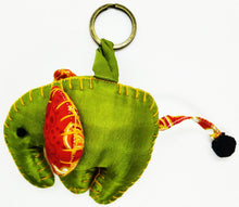 Load image into Gallery viewer, Elephant Pattern Scotch Animal Lover Doll Keyring Sewing Charm Cute Fabric