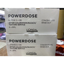 Load image into Gallery viewer, 6x L&#39;Oreal Power Dose Lonene G+B5 Hair Treatment For Damaged Hair 8ml
