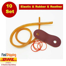 Load image into Gallery viewer, 10 Set Elastic Rubber Band For Wooden Slingshot Catapult Tapered Hunting Bands