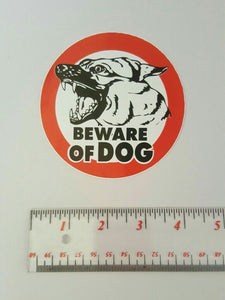 DON'T BEWARE OF DOG Sticker Funny Label Joke Prohibition & Warning Funny Signs