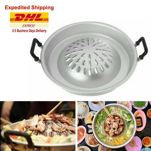 Cooktop Thai Hot Pan Korean Stove Charcoal BBQ Grill MOOKATA Aluminum Food Yummy