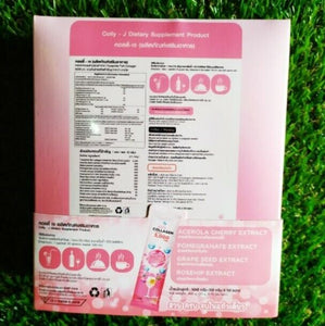 3x COLLY J Collagen Gluta+ White Nourish Skin Reduce Acne Scars Hair Nails Bones
