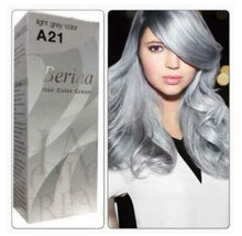 Load image into Gallery viewer, 10x Light Grey Silver Permanent Hair Dye Color Cream of nature Punk Style 60 ml