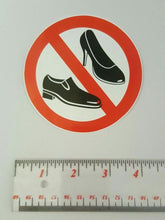 Load image into Gallery viewer, DON&#39;T WEARSHOES Sticker Funny Label Joke Prohibition &amp; Warning Funny Signs