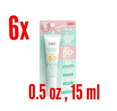 6x Nourishing moisturizer Acne Comfort Sunscreen SPF50+ PA++++ Face smooth skin