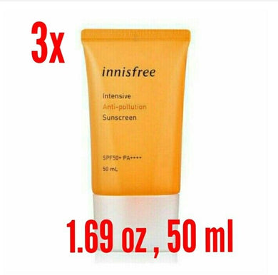 3x Sunscreen Long-lasting Cream Skin Nourishing MoisturizerSPF 50+ PA++++ 50 ml