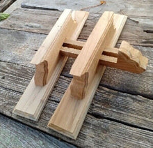 Load image into Gallery viewer, 2Set Wooden Door Locks Bolts Handles Teak Thai Handmade Antique Home Decor