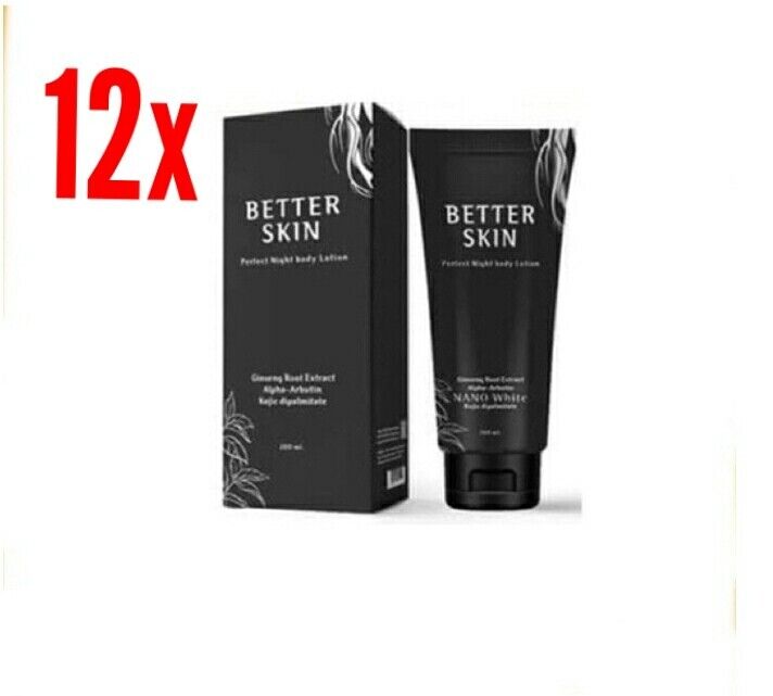 12x Nourishing Skin perfect night body lotion Ginseng Extract Whitening Clear