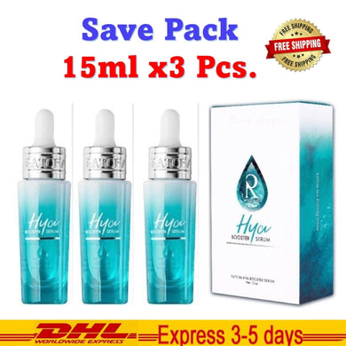 3x Ratcha Hya Booster Serum Reduce Anti Aging Wrinkles Freckles Smooth 15ml