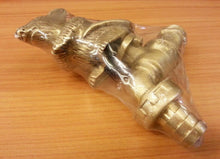 Load image into Gallery viewer, Brass Garden Tap Faucet Mouse Rat Antique Spigot Vintage Water Outdoor Living