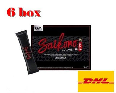 6X SAIKONO Collagen Fish Collagen Gluta Whitening Antioxidants Wrinkle Remover