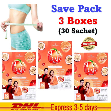 3x Slandar Drink Clear Skin Body Burn Vitamin Accelerate Metabolism Good Shape