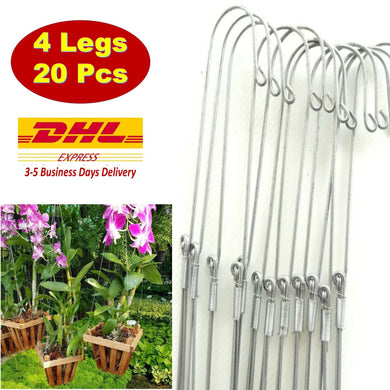 20 x Hanger orchid wire plants hanging ornamental garden tree flower 4 leg DHL