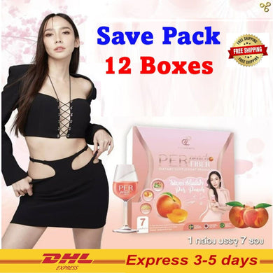 12x Per Peach Detox Fiber Body Slim Weight Management Dietary Supplement Diet