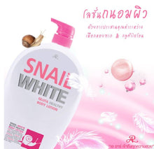 Load image into Gallery viewer, 6x SNAIL WHITE Gluta Healthy Whitening Body &amp; Face Wash Moisturizer Lotion 800ml