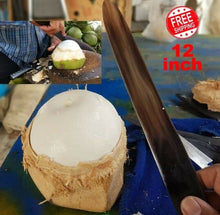Load image into Gallery viewer, Remover Coconut Meat Tool Opener Knife Water Serving Gadget for Young Coconut