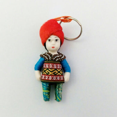 Hill Tribe Handmade vacation keyring Doll VER.5 Thailand Trip keychain gifts