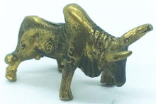 Load image into Gallery viewer, Cow Miniature Amulet Lucky Brass Talisman Love Charm Magic Thai Pendant