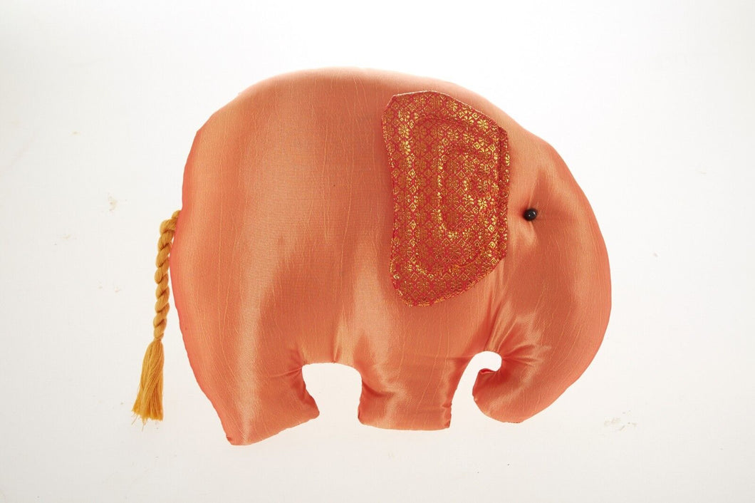 Thai Silk Elephant Hand Craft Boutique Souvenir Antique Classic Collectible Gift