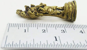 Ganesh N?khprk Brass Miniature Talisman Love Charm Magic Thai Amulet Pendant