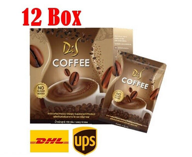 12 Box Coffee Drink Dietary Supplement Instant Powder 0% Sugar lower cholesterol