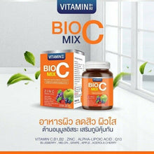 Load image into Gallery viewer, 6 x New BIO C MIX Vitamin C 1000mg Alpha Zinc Radiance Skin Wrinkle 180 Tablets