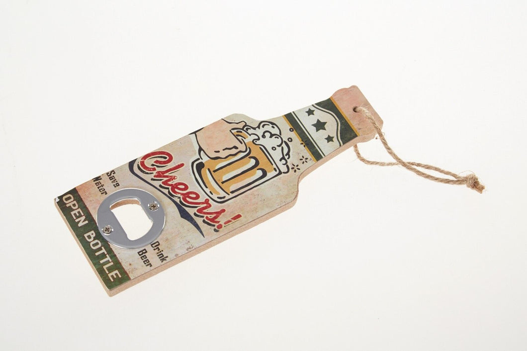 Wood Beer Bottle Opener Handmade Classic Craft Vintage Collectibles Design Decor
