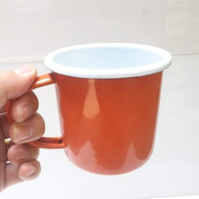 Load image into Gallery viewer, Enamel Mug Enamelware Cup Vintage Camping Coffee Tea Mugs Drinking Outdoor 9cm