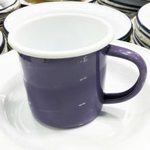 Load image into Gallery viewer, Enamel Mug Enamelware Cup Vintage Camping Coffee Tea Mugs Drinking Outdoor 9cm