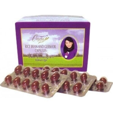 Amata Oryza Rice Bran Oil and Ageless Rice Health Healthy Body 50 Capsules