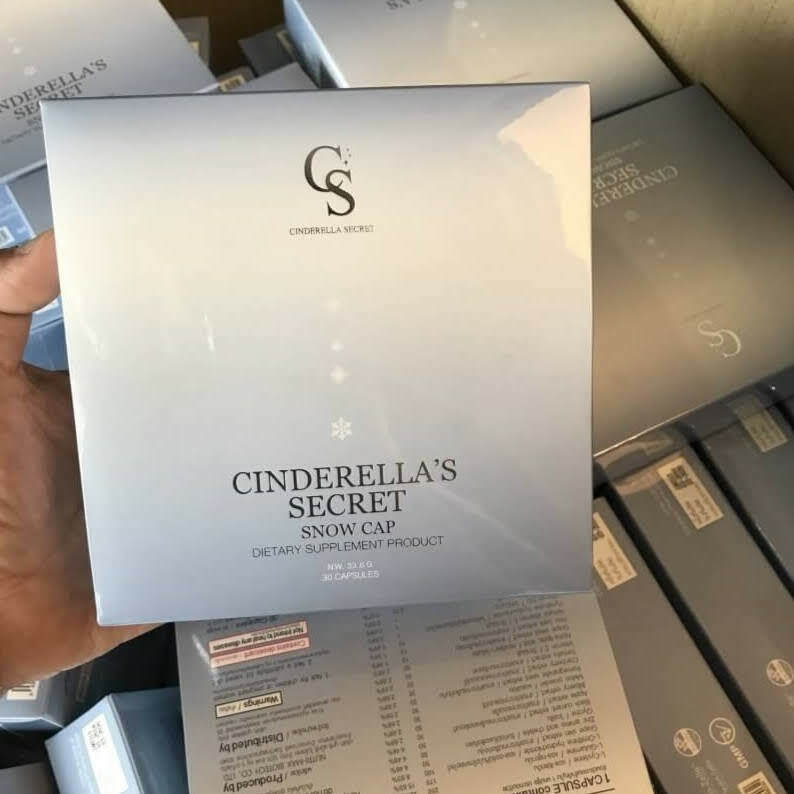 Cinderella Secret Plus Snow Cap Radiance Aura Skin Reduce Freckles Soft Smooth