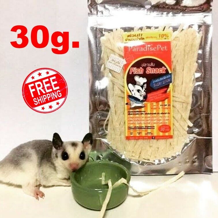 Paradise Pet Fish Protein Snack Hamster Sugar glider Guinea Animal Teeth Care