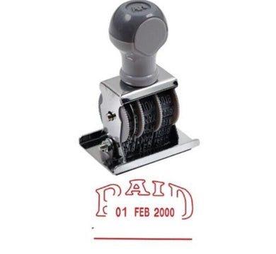 2020-2030 Text Paid Rubber Stamp Date Month Year Wheel Stamper Office Equipment