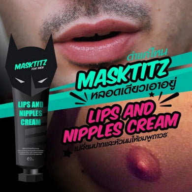 Masktitz Lip Cream Pink Lips Pink Milk All Black Lips Black Milk 5ml