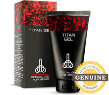 Load image into Gallery viewer, 5X TITAN GEL INTIMATE LUBRICANT Enlargement Jelqing Delayed 100%ORIGINAL 50ml