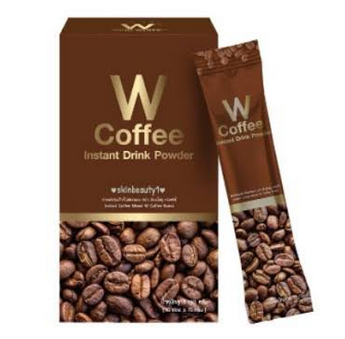 W Coffee Instant Wink White Weight Control Slimming Diet Natural Drink 1 Box